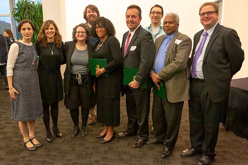 Photo of faculty honors recipients from 2019 at Tulane School of Professional Advancement