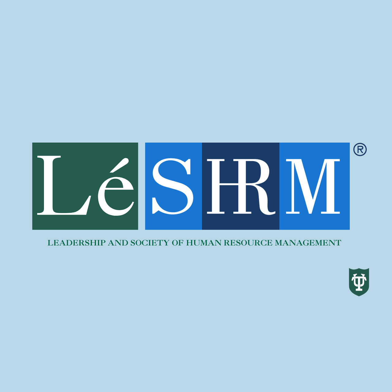 LéSHRM logo with "Leadership and Society of Human Resource Management" text.