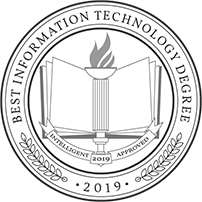 Intelligent badge recognizing the 2019 Information Technology degree program of Tulane School of Professional Advancement in New Orleans, LA