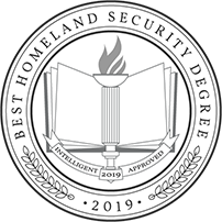 Intelligent badge recognizing the 2019 Homeland Security degree of Tulane School of Professional Advancement in New Orleans, LA