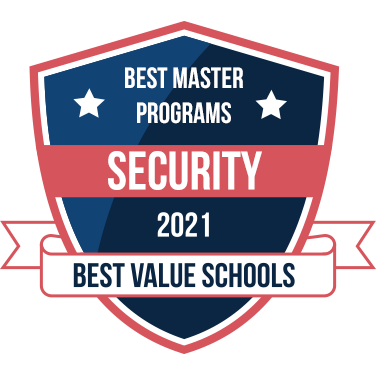 2019 Best Homeland Security Degree badge representing highly rated programs of Tulane School of Professional Advancement in New Orleans, LA