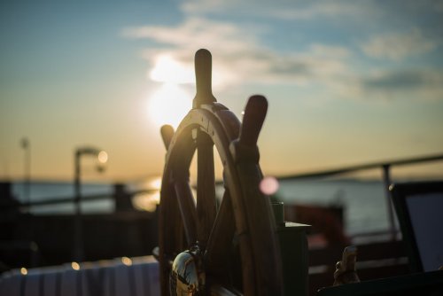Ship steering wheel on a boat - Tulane School of Professional Advancement