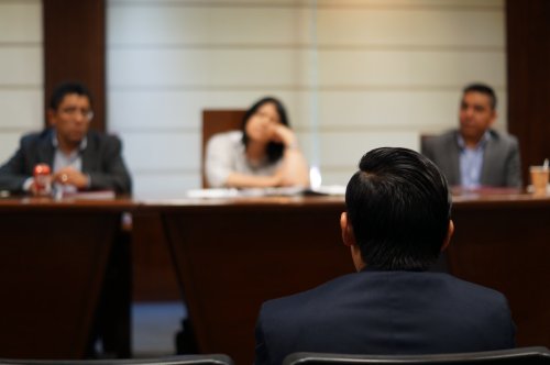 Tulane SoPA paralegal student in a mock trial