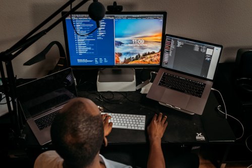 Tech careers for veterans The office space of a tech professional
