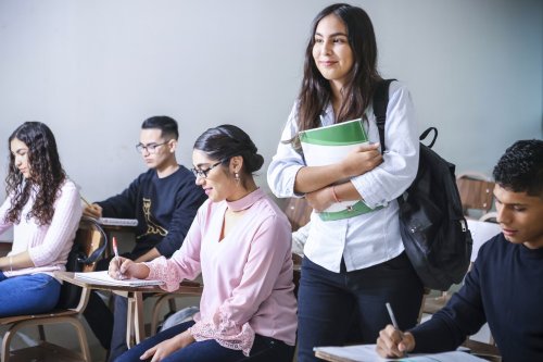 Transfer student in a classroom - Tulane School of Professional Advancement