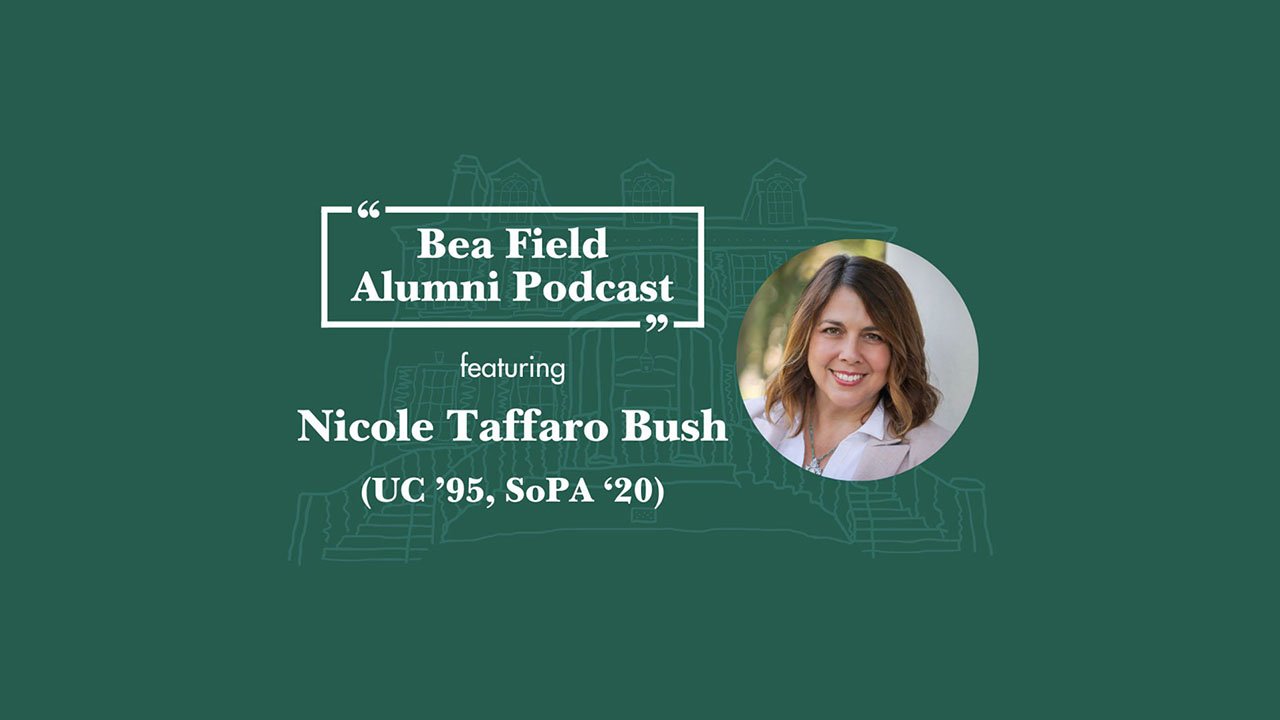 Bea Field Alumni Podcast featuring Nicole Taffaro Bush
