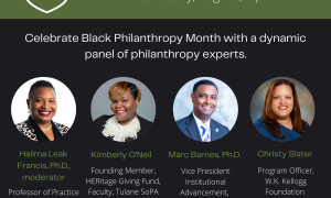 SoPA Black Philanthropy Panel