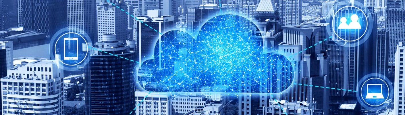 A cloud superimposed over a city representing cloud security challenges that can be addressed with IT degrees from the Tulane School of Professional Advancement in New Orleans, LA