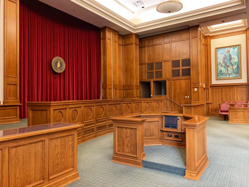 Courtroom photo - Tulane School of Professional Advancement